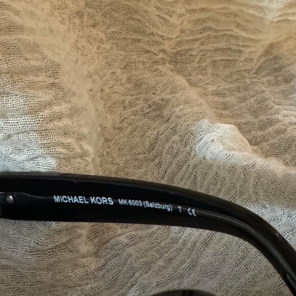 Michael Kors MK6003 Slazburg Sunglasses Black-Blue With Blue Gray Lenses W Case main image 9